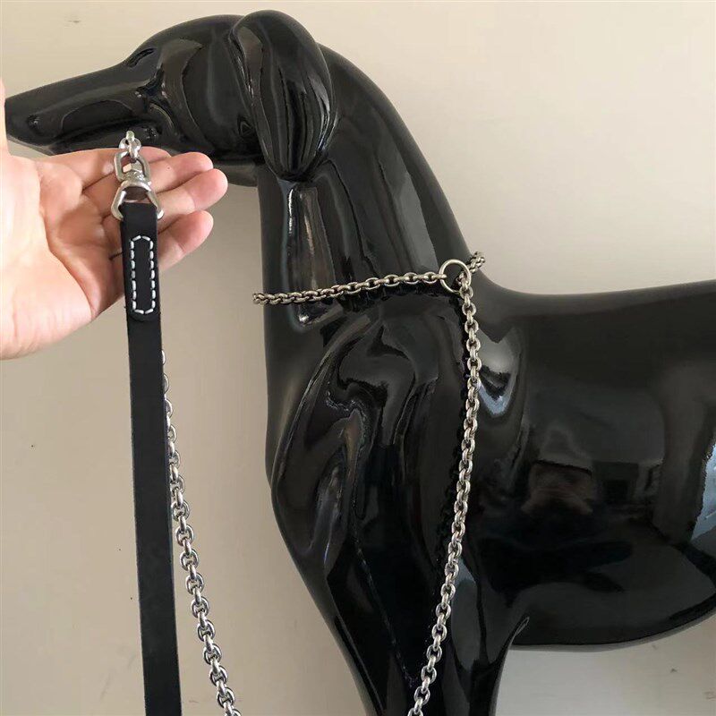 宠物多功能牵引链中大型犬遛狗绳P链防爆冲狗狗链子马犬德牧训犬