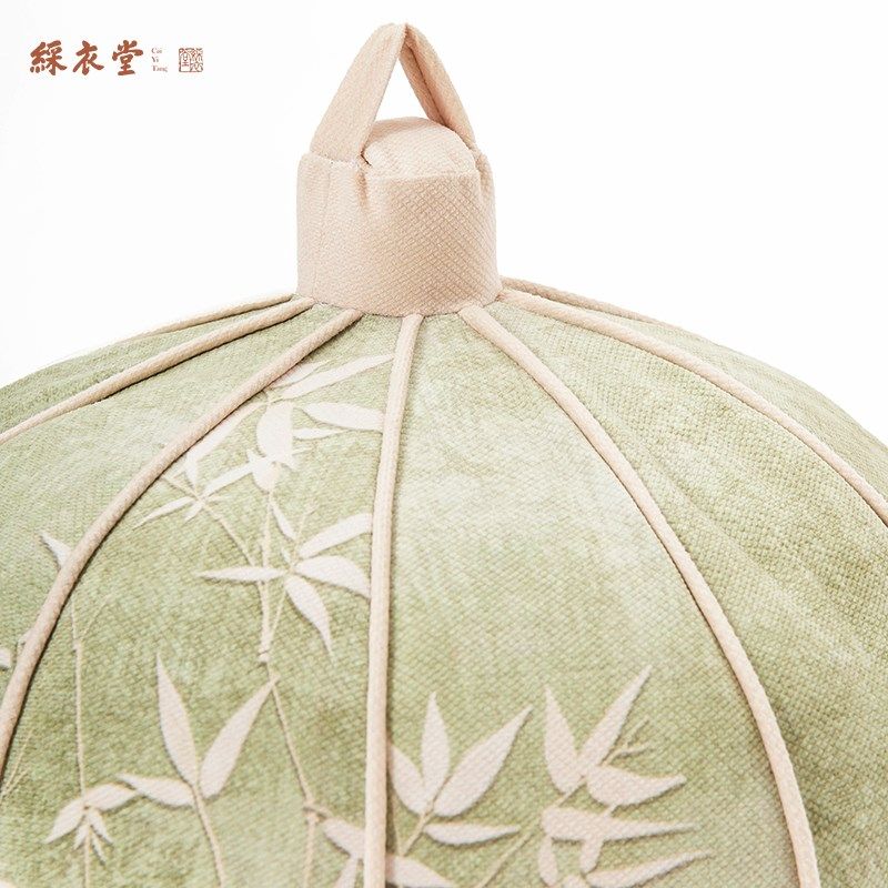 彩衣堂国风中式灯笼靠枕抱枕立体午睡枕伴睡靠垫腰枕办公室圆枕AC