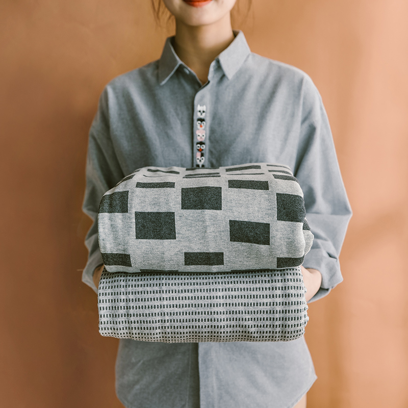 A类婴儿级全棉针织棉四件套 纯棉天竺棉超柔裸睡提花床笠床上用品