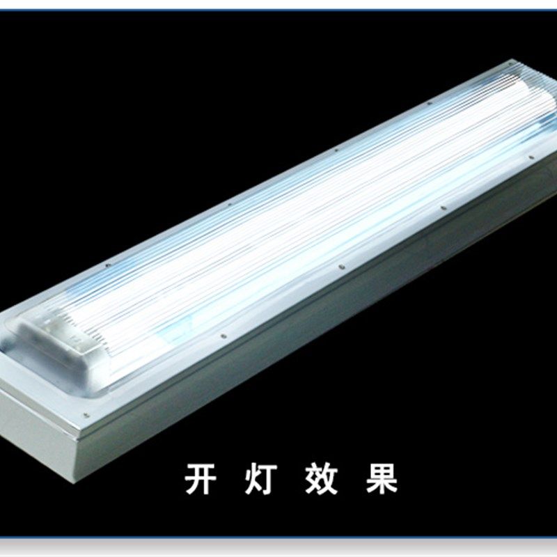 防爆净化灯T8单管双管40W日光灯全套车间仓库led防腐洁净荧光灯架
