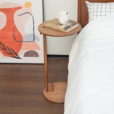 介璞弦月升降边几沙发小茶几落地客厅阳台简易用阅读架移动床边桌