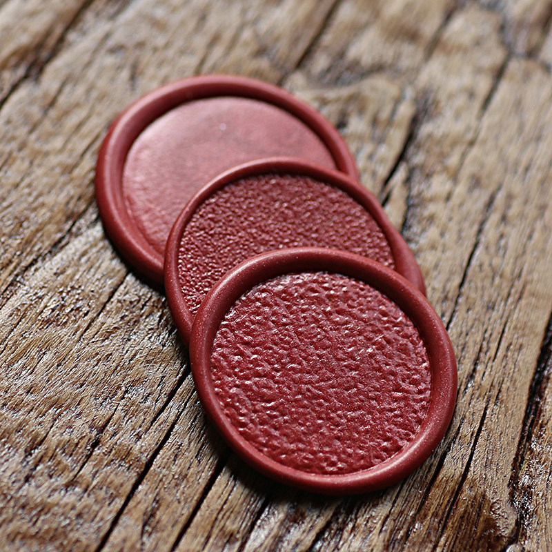 复古磨砂火漆印章头空白装饰干花封印信封礼物雕刻工艺3粗细