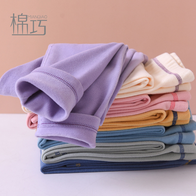 双面德绒儿童保暖裤加绒中大童加厚发热男童女童打底宝宝秋裤线裤