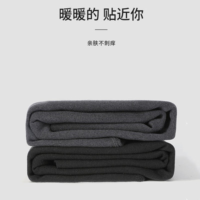 韩玛斯内衣男士保暖无痕背心舒暖绒发热秋冬无袖内穿打底衫H11503