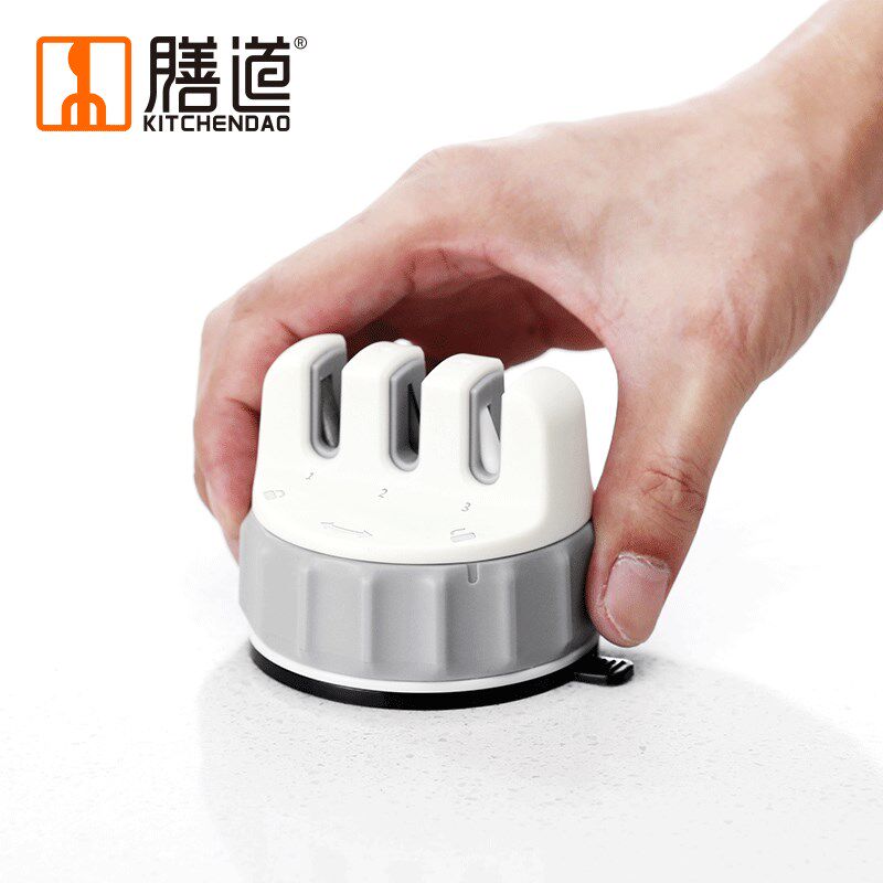 膳道吸盘磨刀器 家用快速磨刀器粗磨细磨磨刀家用磨菜刀 磨刀工具