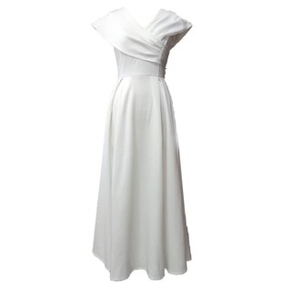 敬酒服小个子新娘结婚简约大方回门连衣裙气质显瘦长款晚礼服裙