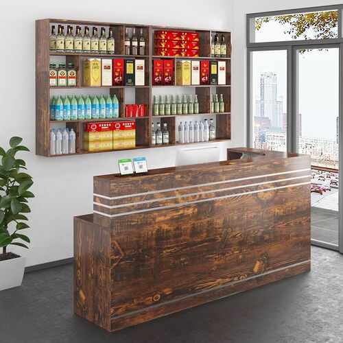 包安装饭店收银台酒柜吧台商用酒店前台接待店铺收银桌餐馆小型转