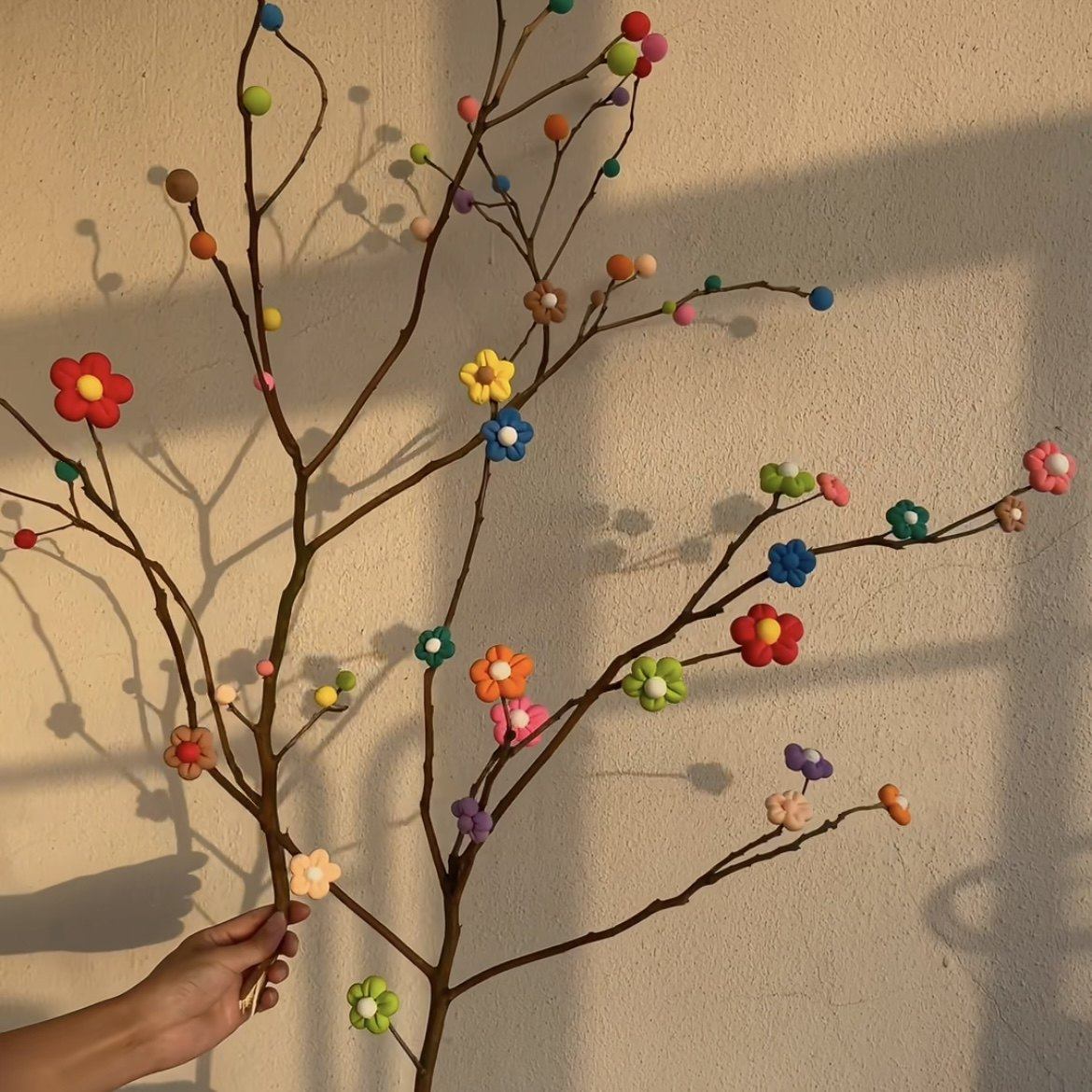 枯木逢春造景干树枝花瓶插花摆件2026新年装饰品多巴胺超轻太空泥,玩具/童车/益智/积木/模型,彩泥/橡皮泥,淘宝优惠券,粉丝福利购,淘宝优惠卷