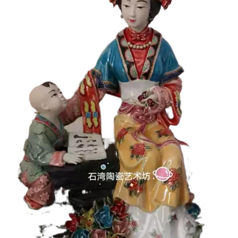 石湾公仔陶瓷红楼梦十二金钗仕女手工摆件家居店铺创意装饰美女
