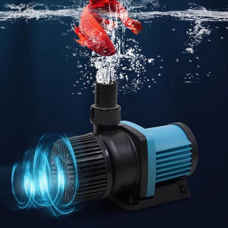 超静音鱼缸变频水泵鱼池潜水泵小型底吸抽水泵水陆两用过滤循环泵