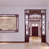 定制实木花格东阳木雕隔断中式 修仿古建筑玄关屏风背景墙 中医馆装