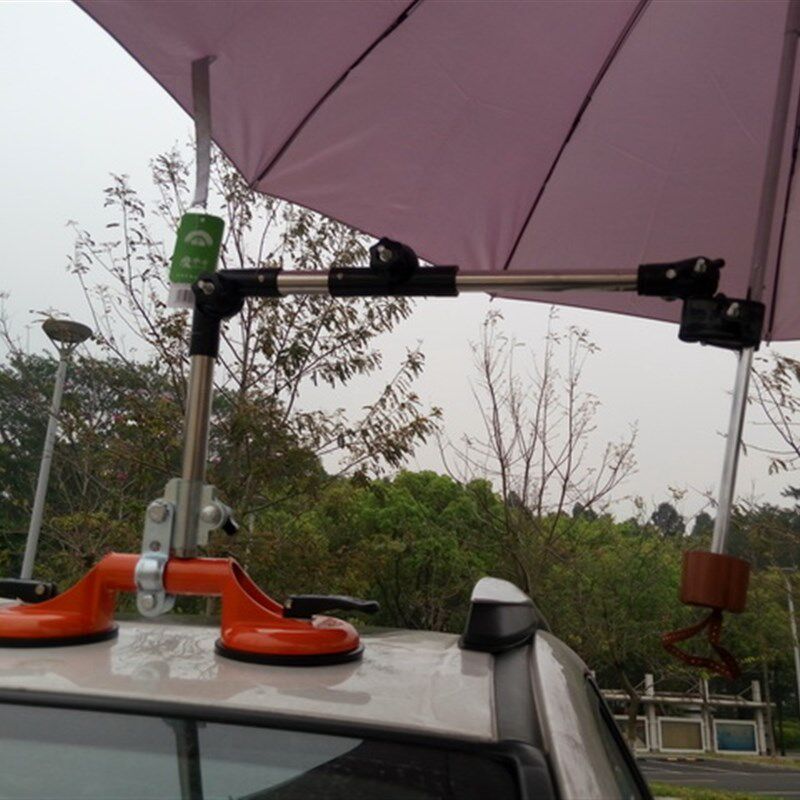 教练车专用遮阳伞教练车不锈钢伞架教练车遮阳伞车窗雨伞支架
