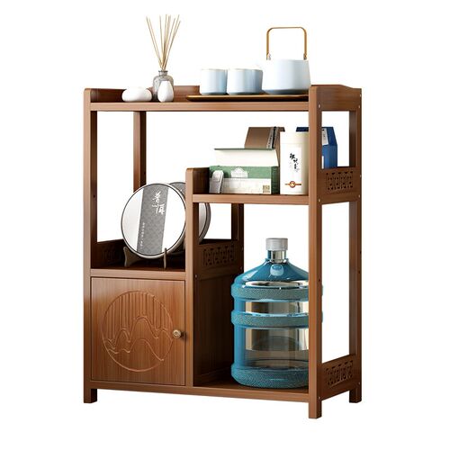 餐边柜储物酒柜茶水台下置水桶办公室家用置物架边几小型一体柜子