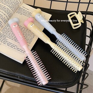 可爱卷发梳子女士专用神器内扣蓬松美发圆筒滚梳吹风机家用造型梳