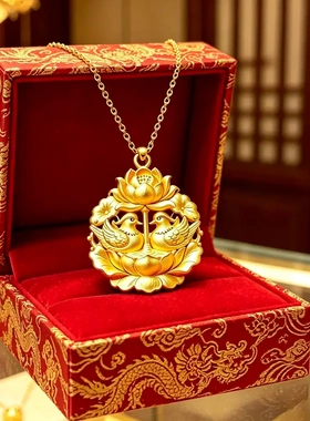 合金吊坠时尚百搭气质项链轻奢