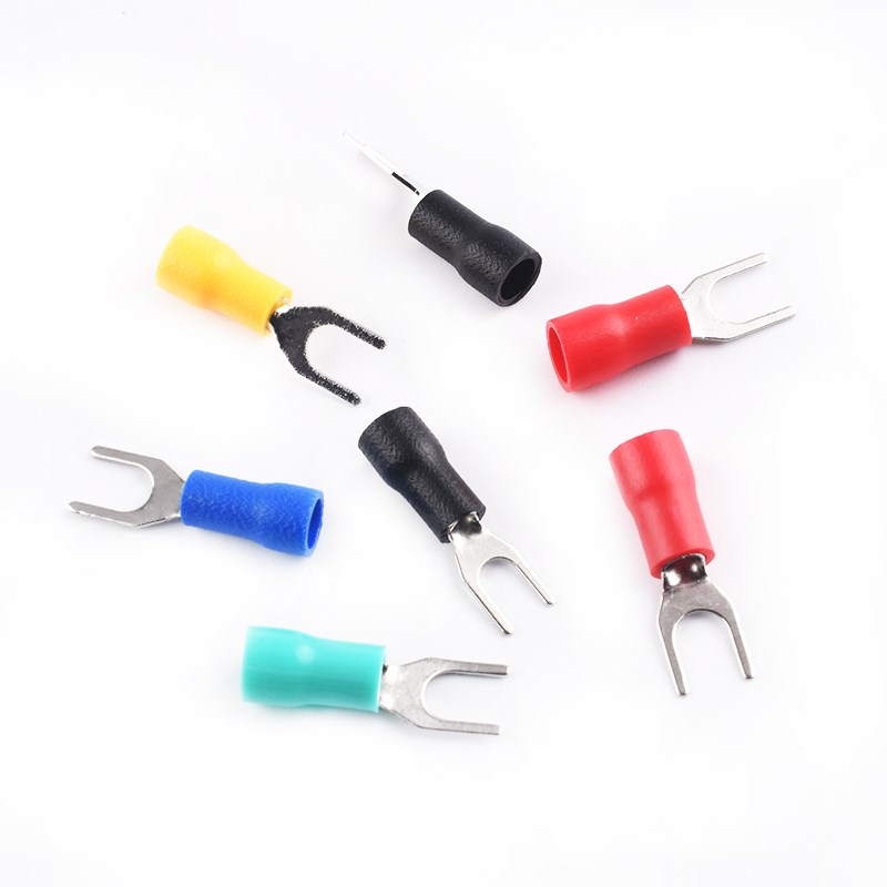 SV1.25-3.2/4欧式预绝缘冷压接线端子SV2/3.5-4/5铜鼻子U/Y型叉形