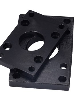 SC气缸法兰板FA32 FA40 FA50 FA63 FA80 FA100 FA125气缸安装附件