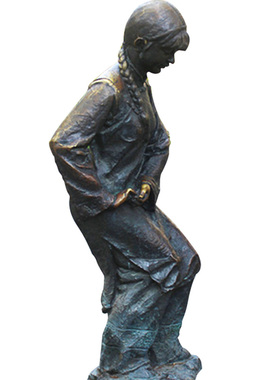 户外广场大型铜雕人物雕塑园林景观文明礼仪塑像纪念馆艺术品摆件