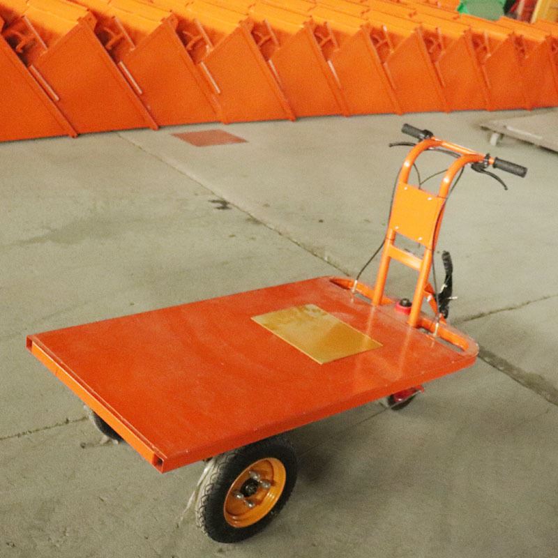 鑫项美 建筑工地电动三轮车翻斗自卸小型混泥砂浆室内运输 灰斗车