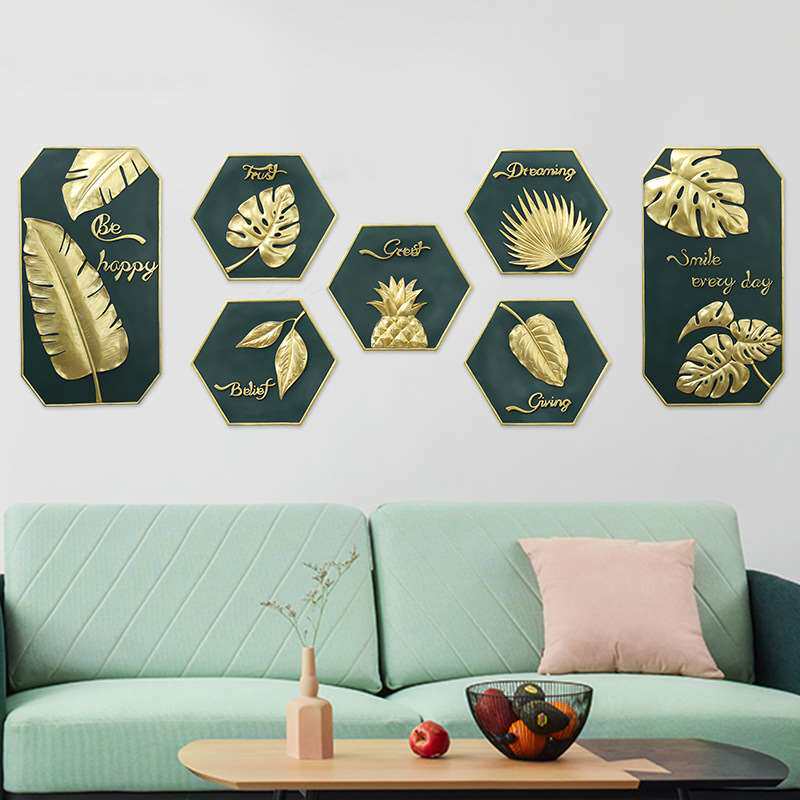 Ins European style geometric simplicity tropical rain forest