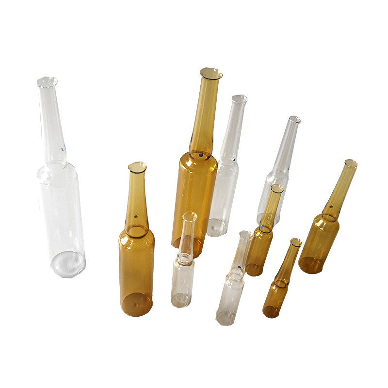包邮可开票 透明/棕色 玻璃安瓿瓶 曲颈易折安剖 1/2/5/10/20ml