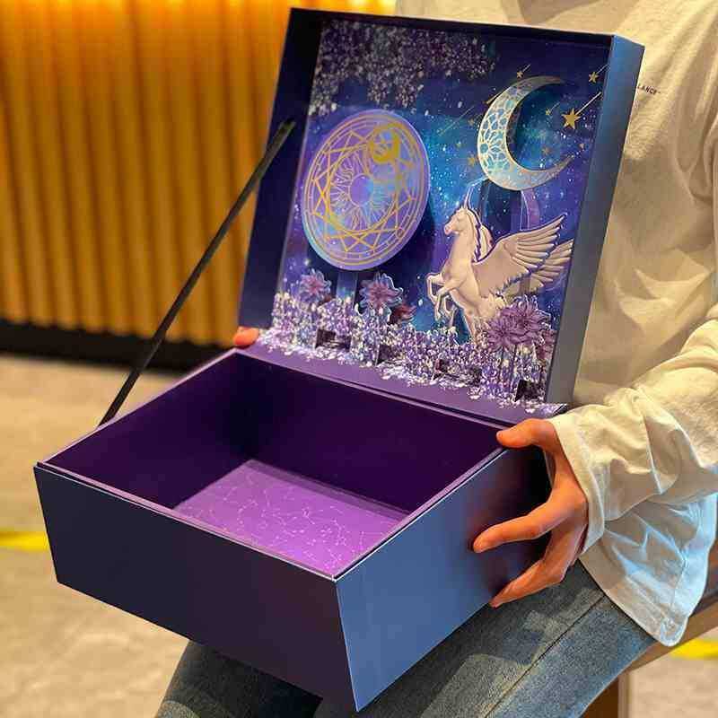 , New Year gift box packaging 2022 empty box highgrade gi