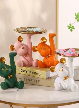 盘子装糖果网红爆款轻奢乾果盘客厅水果盘创意零食碟家用糖果盘