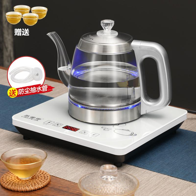 全自动底部上水电热水壶玻璃烧水台式抽水煮泡茶炉专用一体饮水机