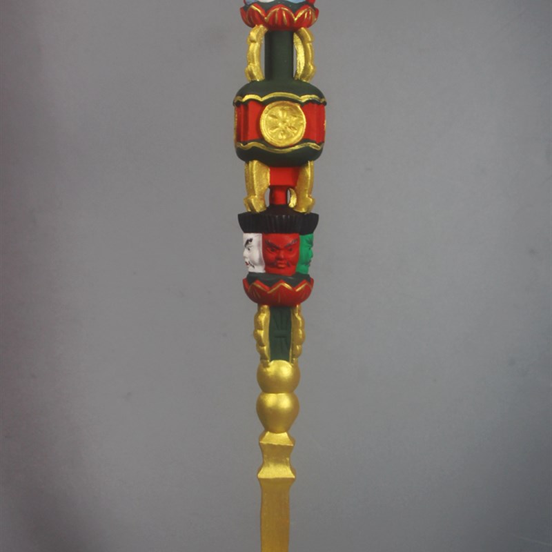 秽迹金刚杵 木雕密宗佛像唐密如法造像手工雕刻