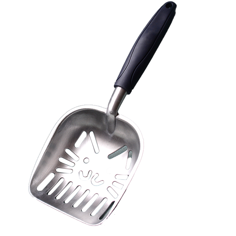 加大号金属猫砂铲细孔混合豆腐砂膨润土猫尿猫屎铲猫厕所清洁用品