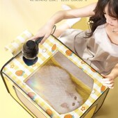 宠物烘干箱狗狗吹毛烘干神器家用超大空间折叠猫窝猫咪洗澡猫笼子