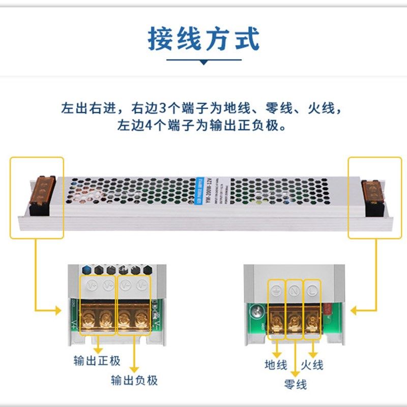 LED灯带超薄超细变压器电源驱动火牛220V转12V24V灯箱镇流适配器,家装灯饰光源,灯具配件,淘宝优惠券,粉丝福利购,淘宝优惠卷