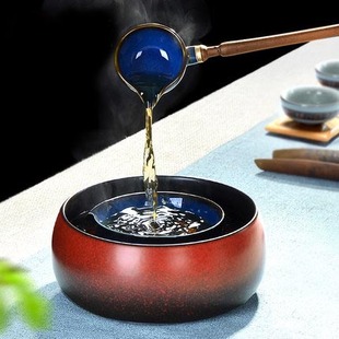 电陶炉煮茶器陶瓷黑茶电热陶壶煮茶炉茶具泡茶干泡碗茶具家用复古