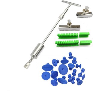 汽车凹陷修复工具车身凹凸痕无痕维修拉拔器免伤车漆修复器套装