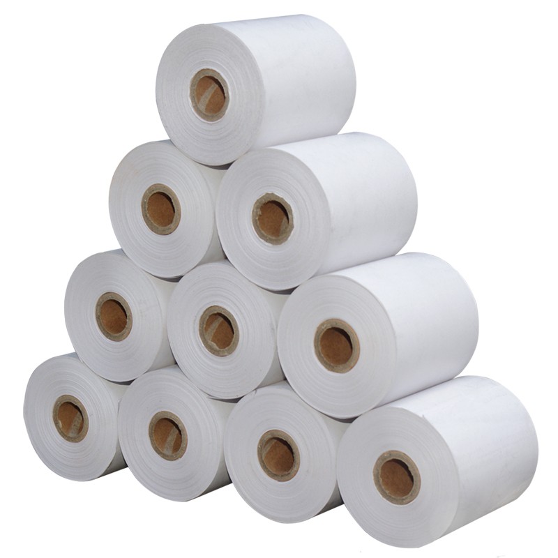 包邮57x50外卖热敏收银纸58mm超市小票打印纸5750卷纸32卷小管芯
