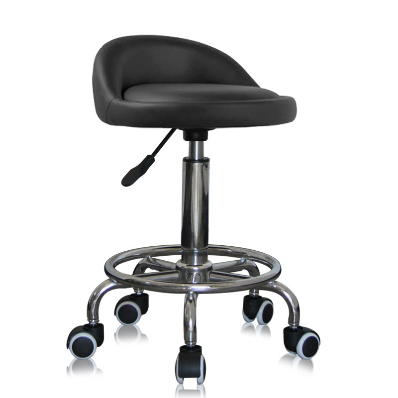 欧式吧台椅升降椅旋转椅高脚凳化妆椅子美容凳子靠背美甲师小圆凳