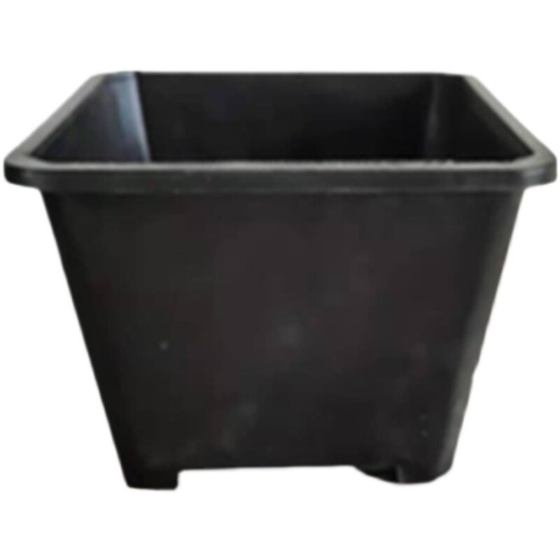塑料黑方白方简易超特大号花盆景天盆栽苗圃专用老庄多肉小型花卉