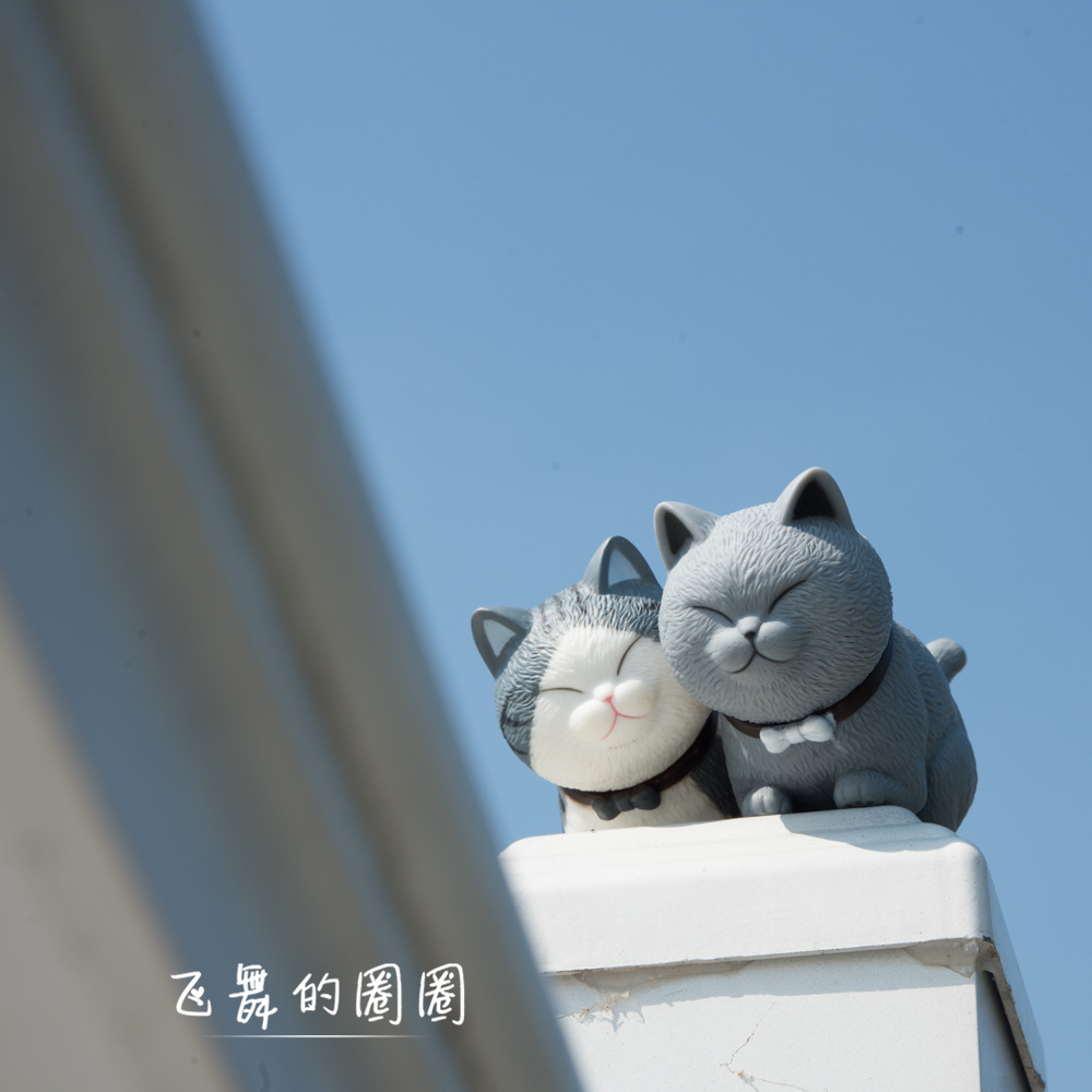 铃铛猫手办可爱动物猫咪公仔模型玩具装饰摆件套装办公室桌面礼物