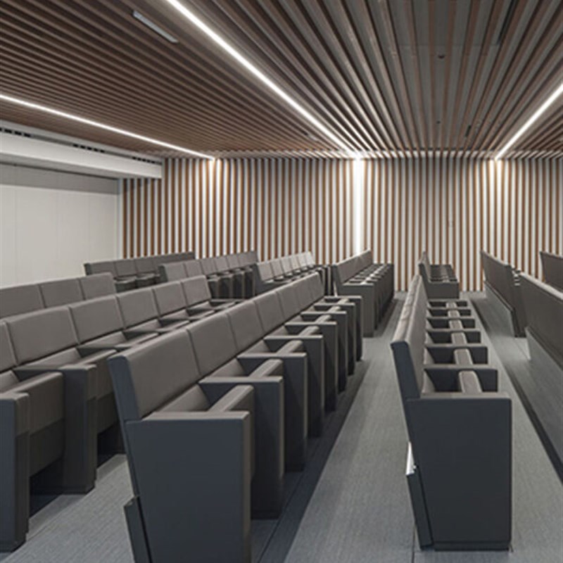 沙发式礼堂椅排椅带写字板剧院椅阶梯联排椅报告厅椅子会议室无写