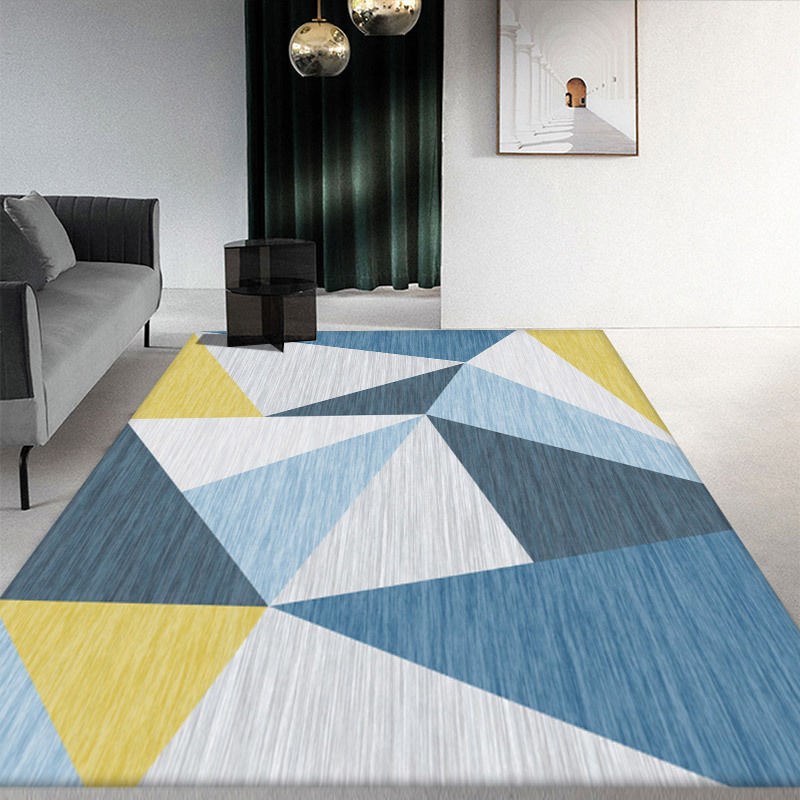 新疆包邮卧室地毯少女床边地垫免洗可睡可坐床下垫子女生房间超柔