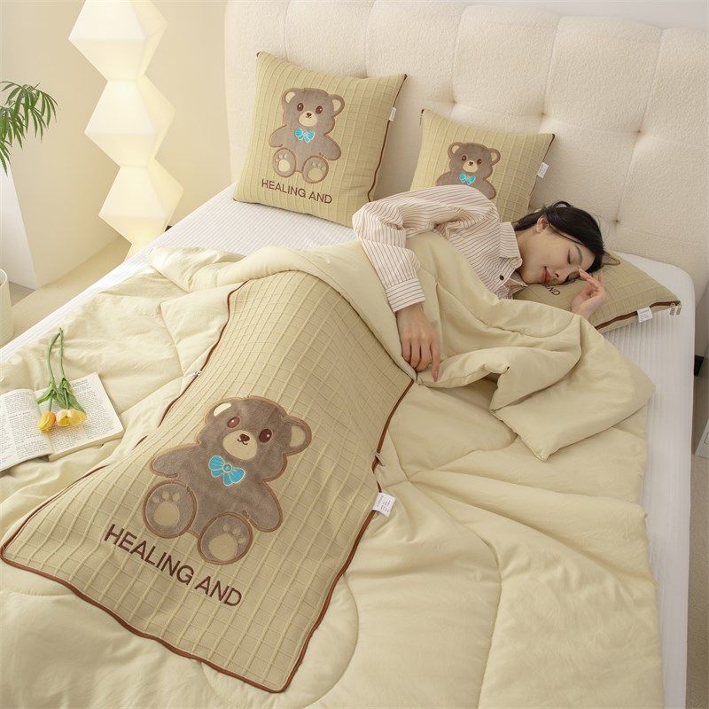 高档加厚车载抱枕被子两用办公室沙发午睡空调被汽车枕头被二合一,居家布艺,抱枕被,淘宝优惠券,粉丝福利购,淘宝优惠卷