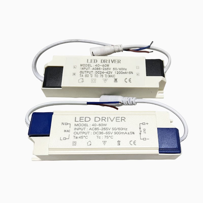 集成吊顶led灯电源驱动器1200ma无频闪吸顶灯36W48W60W镇流器通用