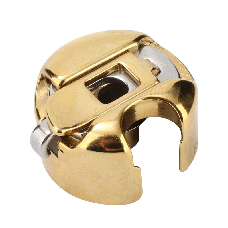 RUT镀钛金色梭壳电脑平车梭芯套带弹片绣花机工业缝纫机梭心配件