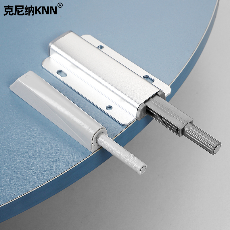 强磁吸力自动反弹器按压式柜门免拉手衣橱弹簧开关弹力碰珠按弹器