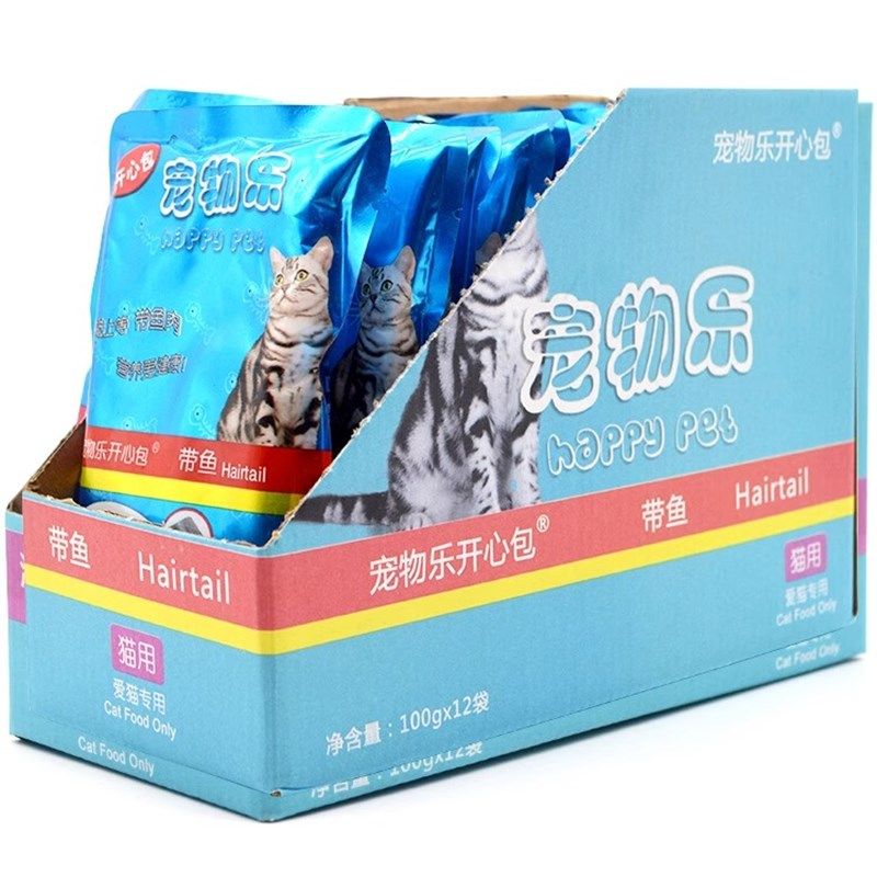 宠物乐开心包100g*12包湿粮软罐头猫咪零食流浪猫成幼猫营养猫粮,宠物/宠物食品及用品,猫零食湿粮包/餐盒,淘宝优惠券,粉丝福利购,淘宝优惠卷