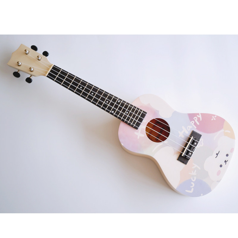 高颜值可爱23寸入门级初学者尤克里里女生款儿童21寸小吉他小乐器