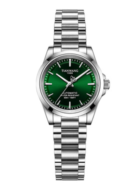 天王恒隽系列情侣手表正品简约美太阳纹钢带机械手表男女款51590