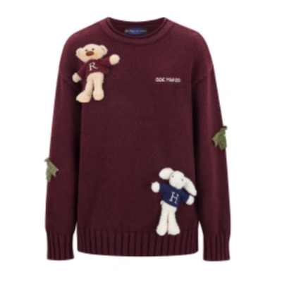 13DEMARZO25秋冬哈利波特联名系列复古换装圆领毛衣Rainbow集合店