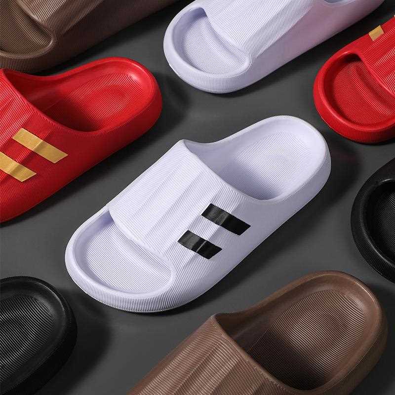 直销新款跨境加大码凉拖鞋男士夏季外穿厚底eva拖鞋防滑防臭运动