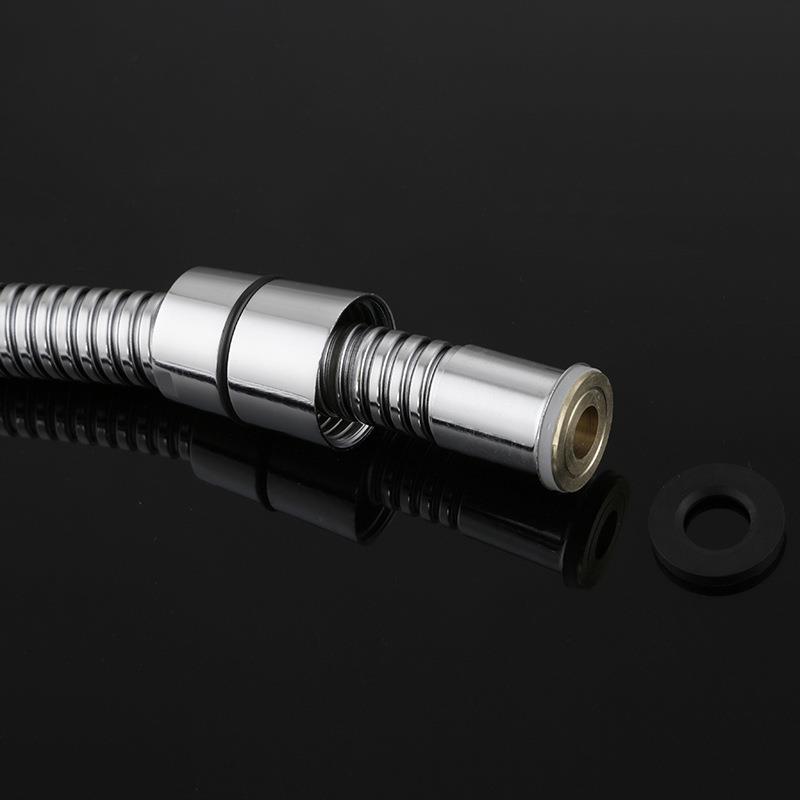 直销新款直销电镀加密花洒淋浴管 铜螺母优质EPDM内管 防高压软管